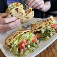 gorditas with soy chorizo  at La Cabana de Raya in Astoria