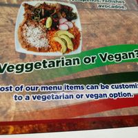 Adaptable menu at La Cabana de Raya in Astoria