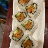 Sweet potato sushi   at Crystal Fish in Monterey