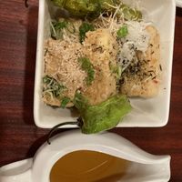 Agedashi tofu  at Crystal Fish in Monterey
