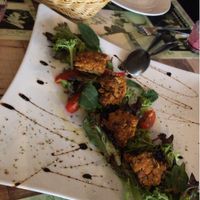 bread and mushroom starters at La Bussola in West Singapore