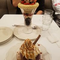 berry choco banana parfait at Futaba Fruits Parlor in Kawasaki