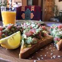Avocado toast  at Manipura Ethic Cafe & Bar in Baku