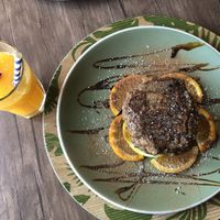 Oat Cinnamon pancakes   at Manipura Ethic Cafe & Bar in Baku