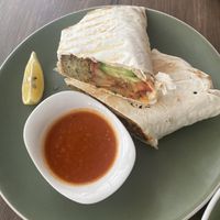 Green kofte wrap   at Manipura Ethic Cafe & Bar in Baku