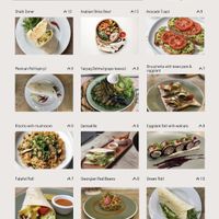 Main menu   at Manipura Ethic Cafe & Bar in Baku