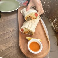 Falafel wrap   at Manipura Ethic Cafe & Bar in Baku