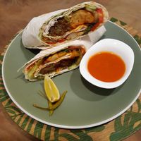 Shah wrap at Manipura Ethic Cafe & Bar in Baku