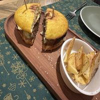 Vegan burger   at Manipura Ethic Cafe & Bar in Baku