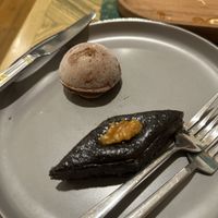 Chocolate mochi and pakhlava   at Manipura Ethic Cafe & Bar in Baku