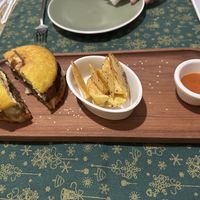 Vegan burger  at Manipura Ethic Cafe & Bar in Baku