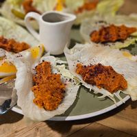 Ciy kofte - loved it at Manipura Ethic Cafe & Bar in Baku