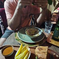 Burger at Manipura Ethic Cafe & Bar in Baku