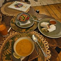 Lunch menu (13 azn) - drink not included at Manipura Ethic Cafe & Bar in Baku