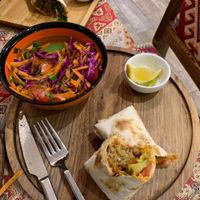 Falafel Wrap at Manipura Ethic Cafe & Bar in Baku