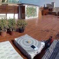 Top terrace. Some days they do free morning yoga session! 7AM at Manipura Ethic Cafe & Bar in Baku