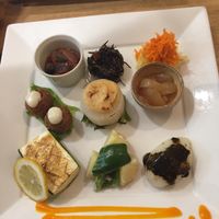 Hatake no Gohan vegan plate at Natural Harmony Coa in Yokohama