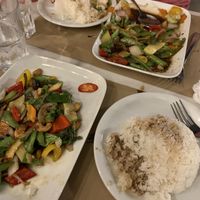 stiry fry dishes  at Thai Me up in Ios