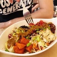 This vegan bowl was Amazing! Soooo delicious!! at Thai Me up in Ios