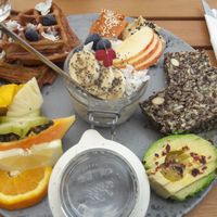 Vegan brekkie plate at Cafe Oha  in Frederiksberg