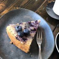 Blueberry cake at Cafe Oha  in Frederiksberg