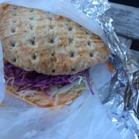 adzuki vegan burger with veg cheese  at Foodworks - Guilford in Guilford