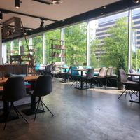 some of the seating area inside at Bliss - Solaris in Tallinn