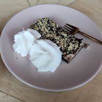 Snickers brownie at Kattakaffihusid in Reykjavik
