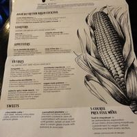 vegan menu at Mayahuel in Sacramento