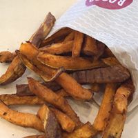 Sweet potato fries  at B.GOOD - Washington St in Boston