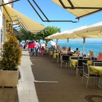 Lakeside seating at Hotel Zum Schiff in Meersburg