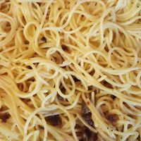 Carbonara (no eggs no mear) just delicious at Vegan Italy in Tallinn