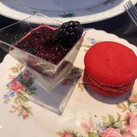 Panna Cotta and Macaroon at Brigit's Bakery in London