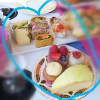 Vegan Afternoon Tea on the bus tour at Brigit's Bakery in London