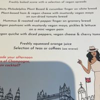 The vegan menu at Brigit's Bakery in London