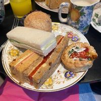 Savoury selection at Brigit's Bakery in London