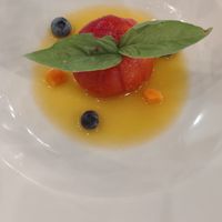 Dessertt at La Luce in Vicenza