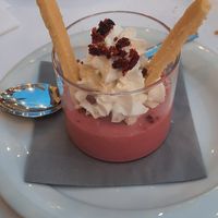 'Cheesecake' basilico at La Luce in Vicenza