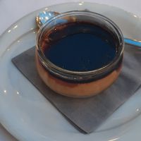 Panna cotta vegana at La Luce in Vicenza