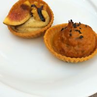 Tartellette ripiene at La Luce in Vicenza