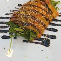 Antipasto con fichi e balsamico at La Luce in Vicenza