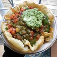 Taco salad bowl  at Qdoba in Manassas