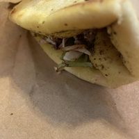 Zatar felafel wrap  at Falafel Place in Collingwood