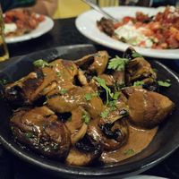 Sauteed mushrooms at Korova in Athens