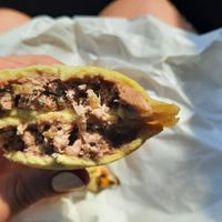 Jerk "chicken" pie at The Black Olive Delicatessen in Southwold