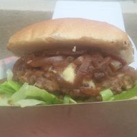 Fakey bacon cheezburger at Vegano - Food Truck in Newcastle Upon Tyne