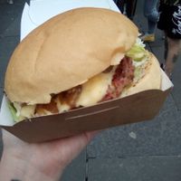 £5.50 vegan cheese burger at Vegano - Food Truck in Newcastle Upon Tyne