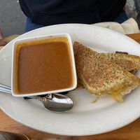 Grilled cheese & tomato soup!  at Blossom Restaurant on Columbus in New York City