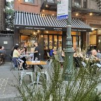 Exterior in august 2021 at Blossom Restaurant on Columbus in New York City