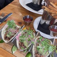 Jackfruit tacos and fries #Veganuary at Blossom Restaurant on Columbus in New York City